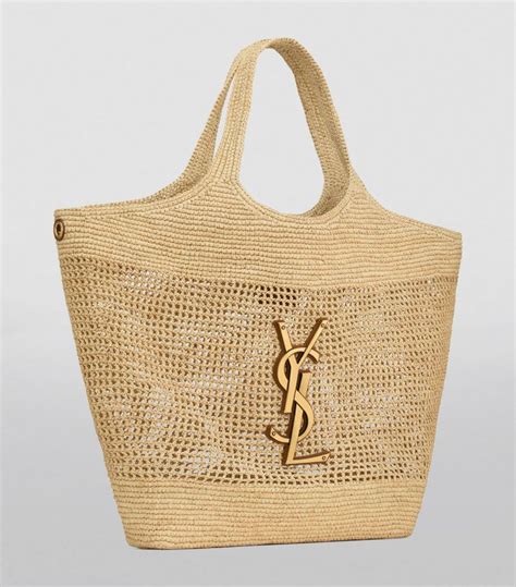 ysl borsa raffia|saint laurent raffia handbags.